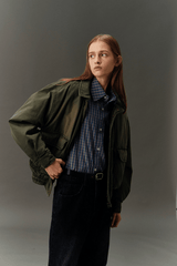 中綿入りショート丈フライトジャケット U4832 - SINCEUMM