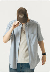 short sleeves Stripe Oxford Shirt N1820 - SINCEUMM