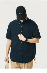 short sleeves Stripe Oxford Shirt N1820 - SINCEUMM