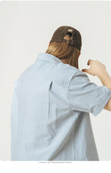 short sleeves Stripe Oxford Shirt N1820 - SINCEUMM