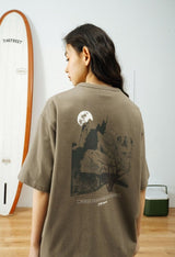 【夜光効果】ムーンライトマウンテンTシャツ N2086 - SINCEUMM