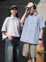 半袖ストライプシャツ U3399 - SINCEUMM