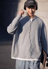 レイヤード風ワッフルロンT U5057 - SINCEUMM