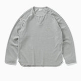 ヘンリーネックワッフルロンT U4108 - SINCEUMM