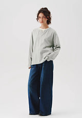 ヘンリーネックワッフルロンT U4108 - SINCEUMM