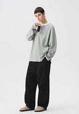 ヘンリーネックワッフルロンT U4108 - SINCEUMM