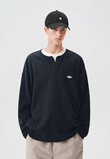 ヘンリーネックワッフルロンT U4108 - SINCEUMM