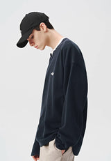 ヘンリーネックワッフルロンT U4108 - SINCEUMM