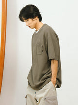 ドローコード付きワッフル生地Tシャツ U1947 - SINCEUMM