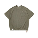 ドローコード付きワッフル生地Tシャツ U1947 - SINCEUMM