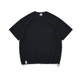 ドローコード付きワッフル生地Tシャツ U1947 - SINCEUMM