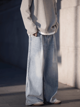 レトロウォッシュバギーデニム U5056 - SINCEUMM