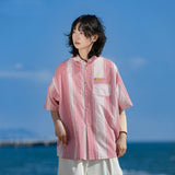 チェック柄ルーズフィットサマーシャツ U332 - SINCEUMM