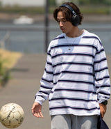 ルーズフィットボーダーロンT N2380 - SINCEUMM