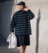 ボーダー長袖Tシャツ U3137 - SINCEUMM
