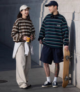 ボーダー長袖Tシャツ U3137 - SINCEUMM