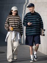 ボーダー長袖Tシャツ U3137 - SINCEUMM