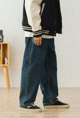 ウエスト伸縮ロゴ付きデニムパンツ N1081 - SINCEUMM