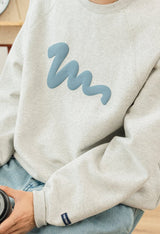 希少 発泡プリントカラースウェット U956 - SINCEUMM