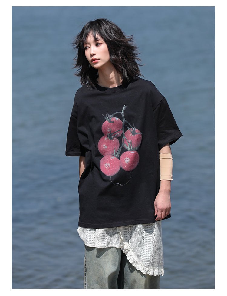 フルーツプリントTシャツ UN418 – SINCEUMM フルーツプリントTシャツ UN418 – SINCEUMM