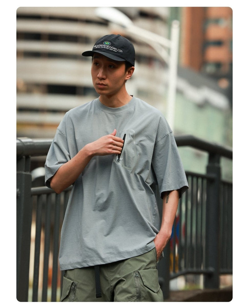 ジップポケットTシャツ U3842 - SINCEUMM