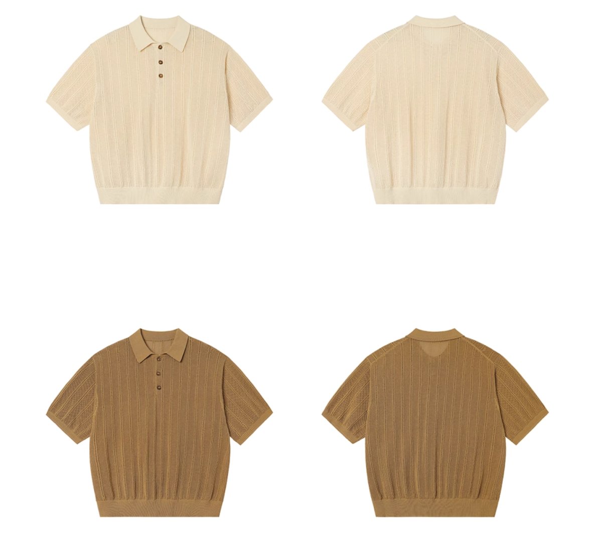 開襟ニットポロシャツ U3652 – SINCEUMM