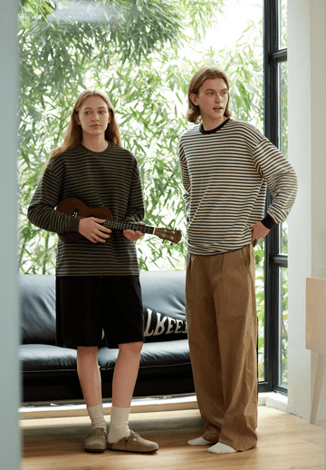 もちもち 起毛厚手ボーダーロンT U5088 – SINCEUMM