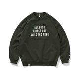 420G message print sweatshirt N4563 - SINCEUMM