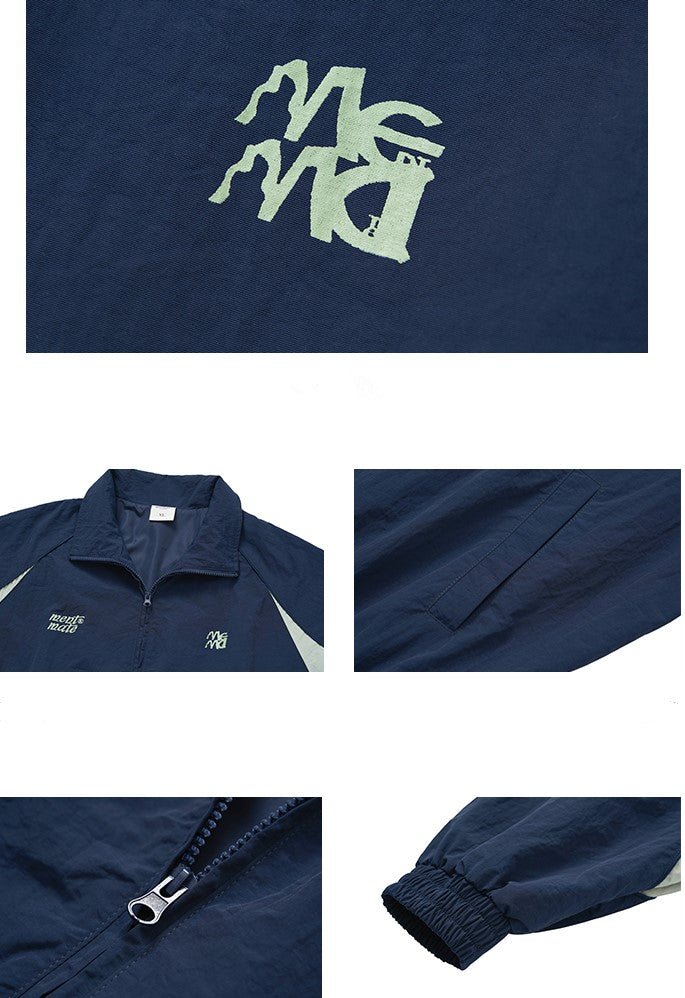 スプライシングスポーツナイロンジャケット UN409 – SINCEUMM