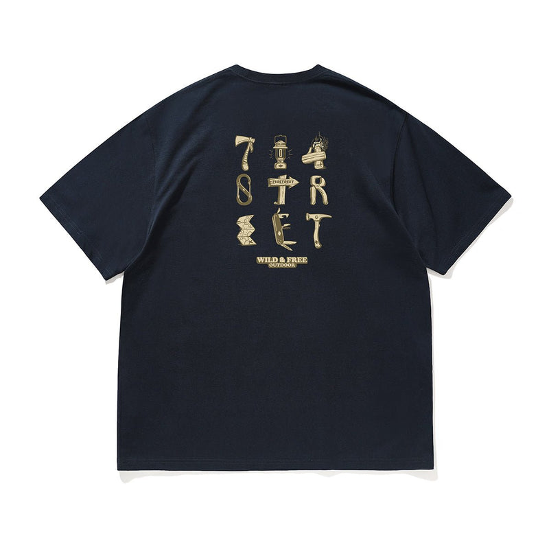 【240グラム】アウトドアロゴTシャツ U3613 - SINCEUMM