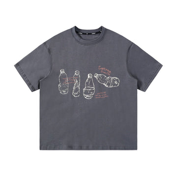 ストリートアートプリント半袖Tシャツ UN376 – SINCEUMM