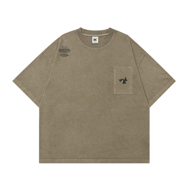 【310グラム】レトロウォッシュポケットTee　 U3750 - SINCEUMM