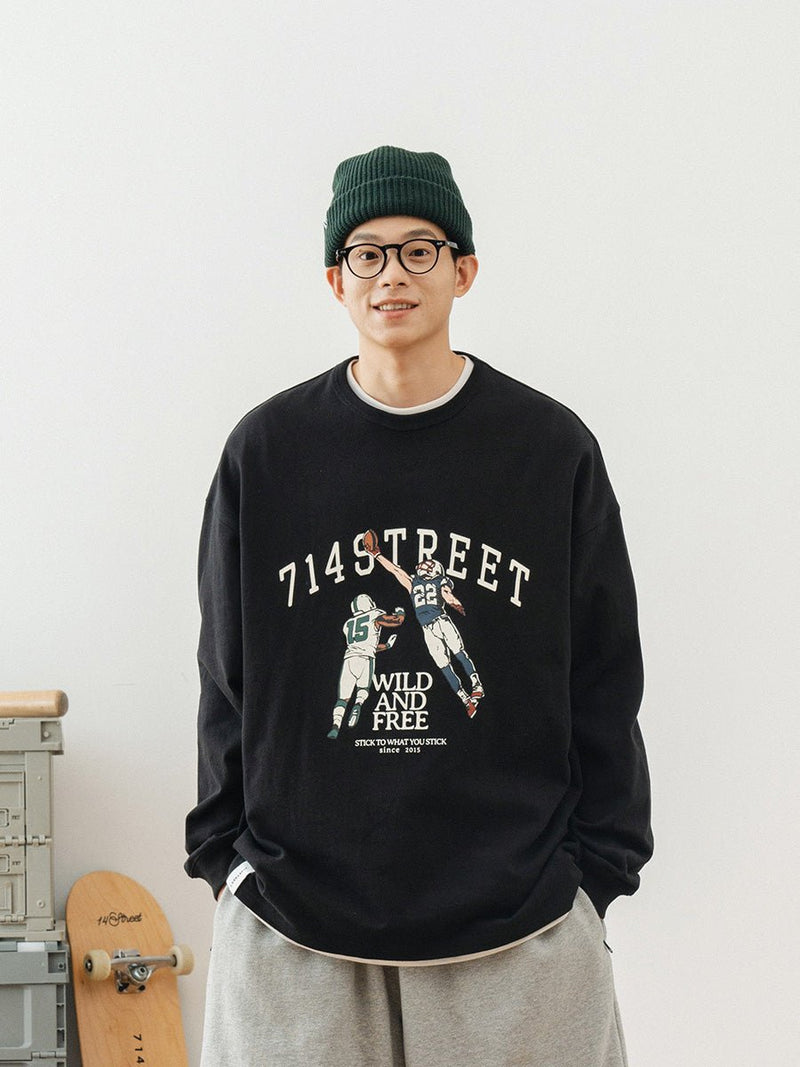 Baseball player long sleeve T-shirt　N788 - SINCEUMM