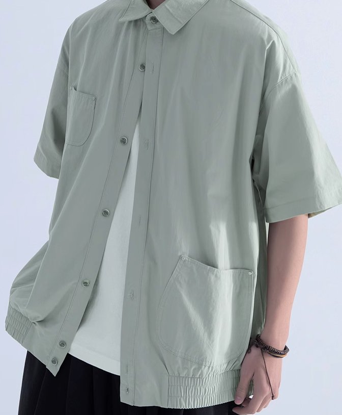 裾絞りサマーシャツジャケット U3521 – SINCEUMM