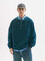 corduroy hoodie / ドローコード付きコーデュロイフーディ N4402 - SINCEUMM