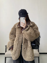 リバーシブルファーコート