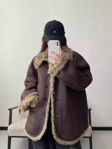 リバーシブルファーコート