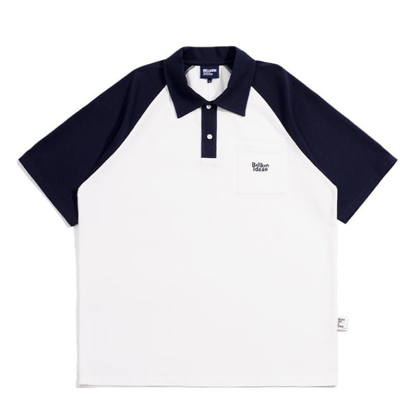 MARK&LONA - ACE SKIPPER POLO / スキッパーデザイン ラグラン