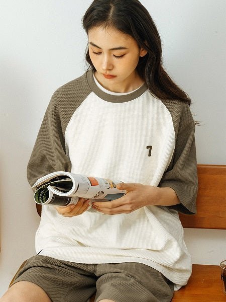 350グラム】ワッフル生地厚手半袖Tシャツ N2058 – SINCEUMM