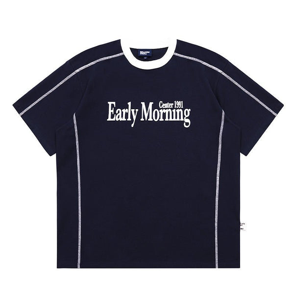 Tシャツ ラウンドネック 半袖 フレア 3colors S/3XL HEAD Tシャツ 大きいサイズ レディース 半袖 クルーネック UV