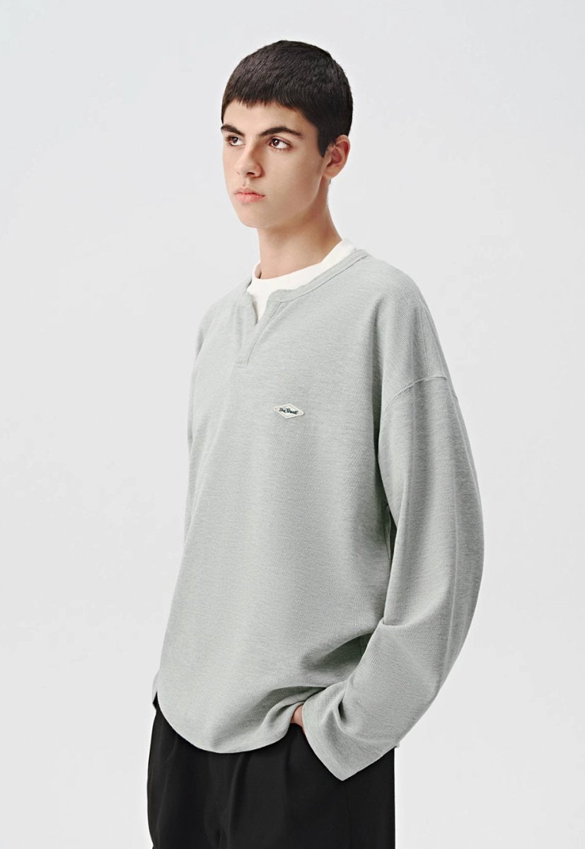 ヘンリーネックワッフルロンT U4108 – SINCEUMM
