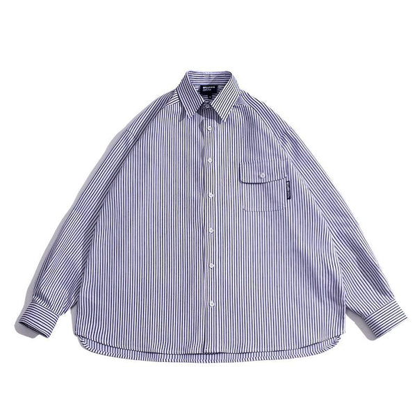 SeaRoomlynn ルーズストライプシャツ Seersuckerルーズストライプシャツ